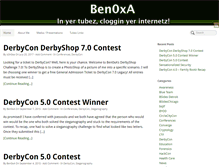 Tablet Screenshot of ben0xa.com